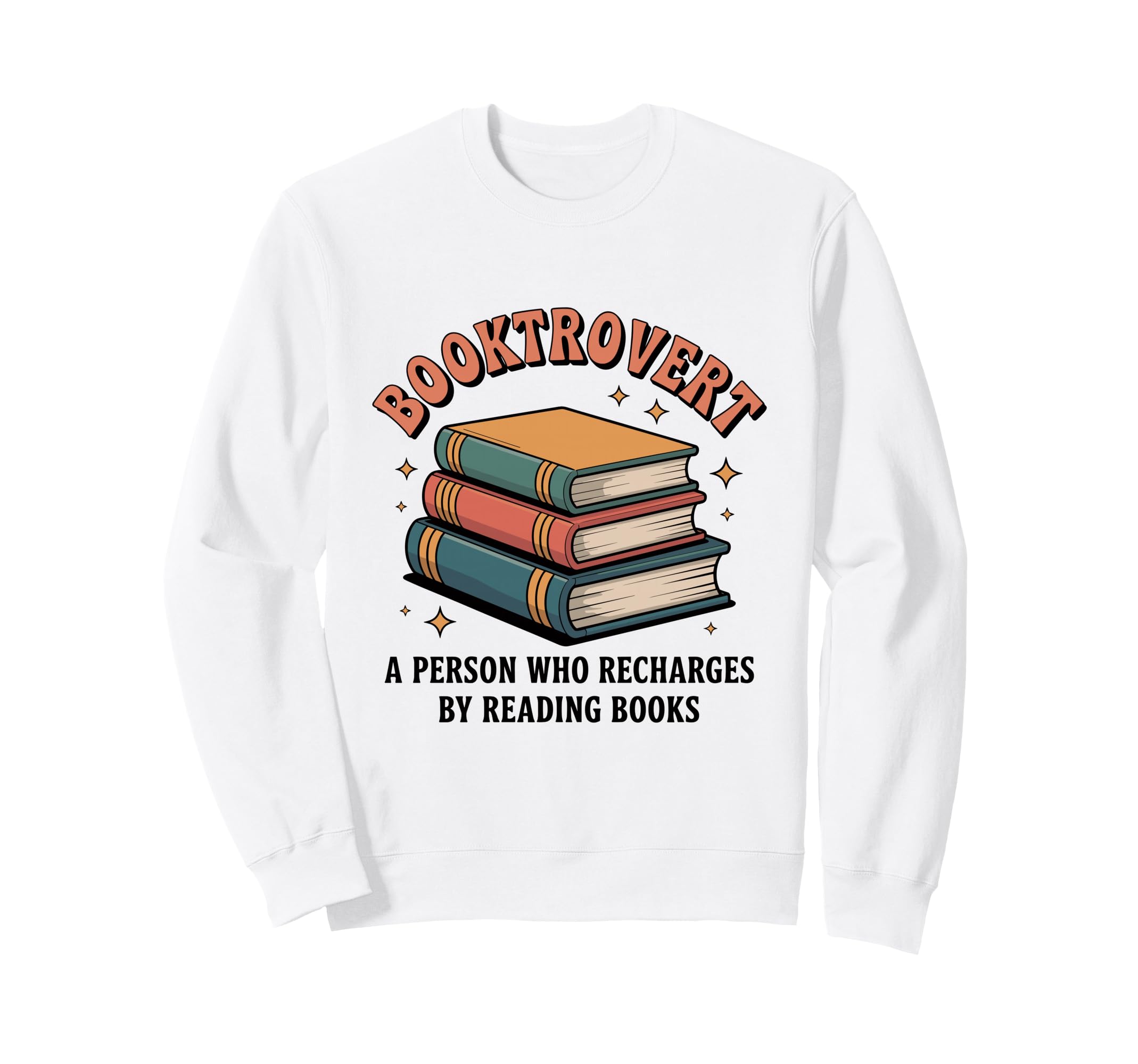Booktrovert Person Who Recharges Sweatshirt - Minimalist Print for Adults - T-Shirt, Sweatshirt, Hoodie