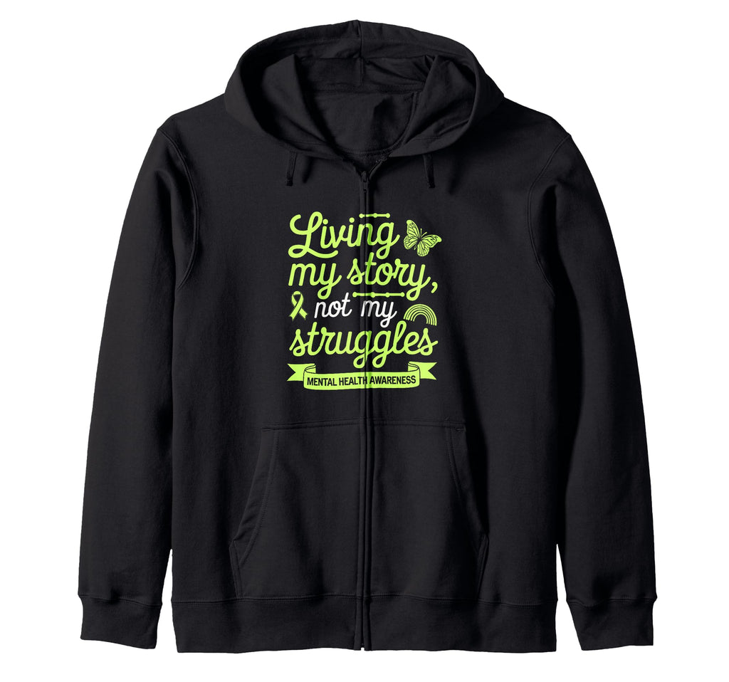 Mental Health Awareness Month Green T-Shirt - Novelty Apparel Men Women - T-Shirt, Sweatshirt, Hoodie