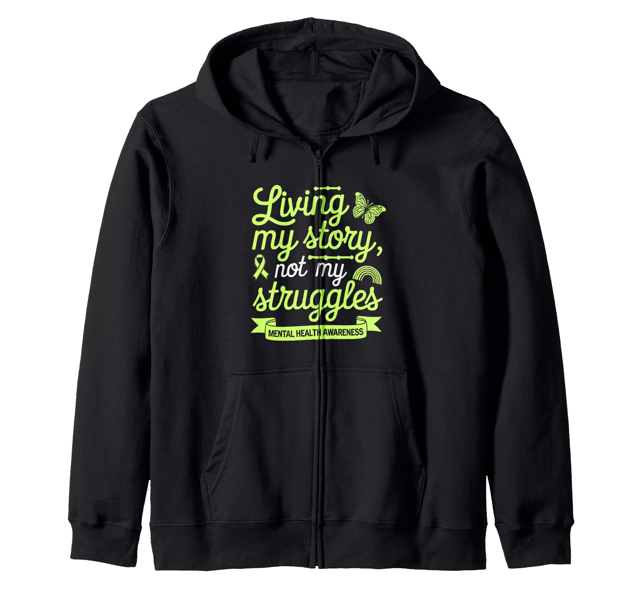 Mental Health Awareness Month Green T-Shirt - Novelty Apparel Men Women - T-Shirt, Sweatshirt, Hoodie