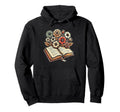 Book Flower Floral Reading Books Hoodie - Graphic Print for Adults - T-Shirt, Sweatshirt, Hoodie