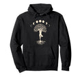 Moon Phase Tree Life Tree Pose Hoodie - Casual Everyday Wear for Adults - T-Shirt, Sweatshirt, Hoodie