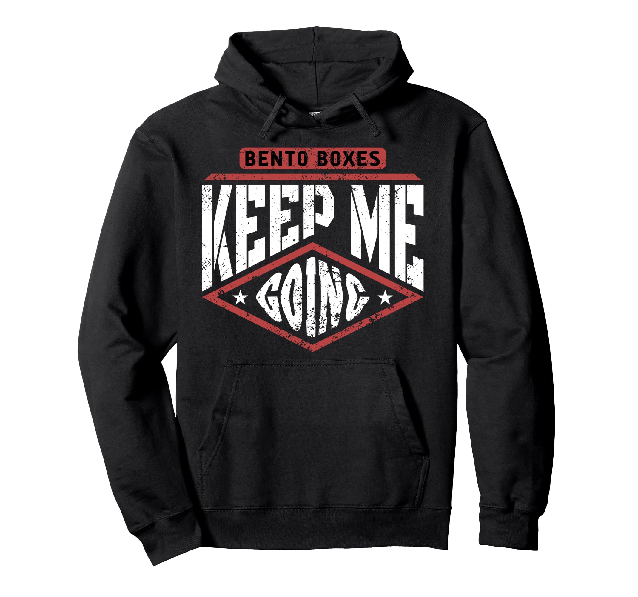 Keep Me Going Bento Boxes Motivation Hoodie - Unique Graphic Unisex - T-Shirt, Sweatshirt, Hoodie
