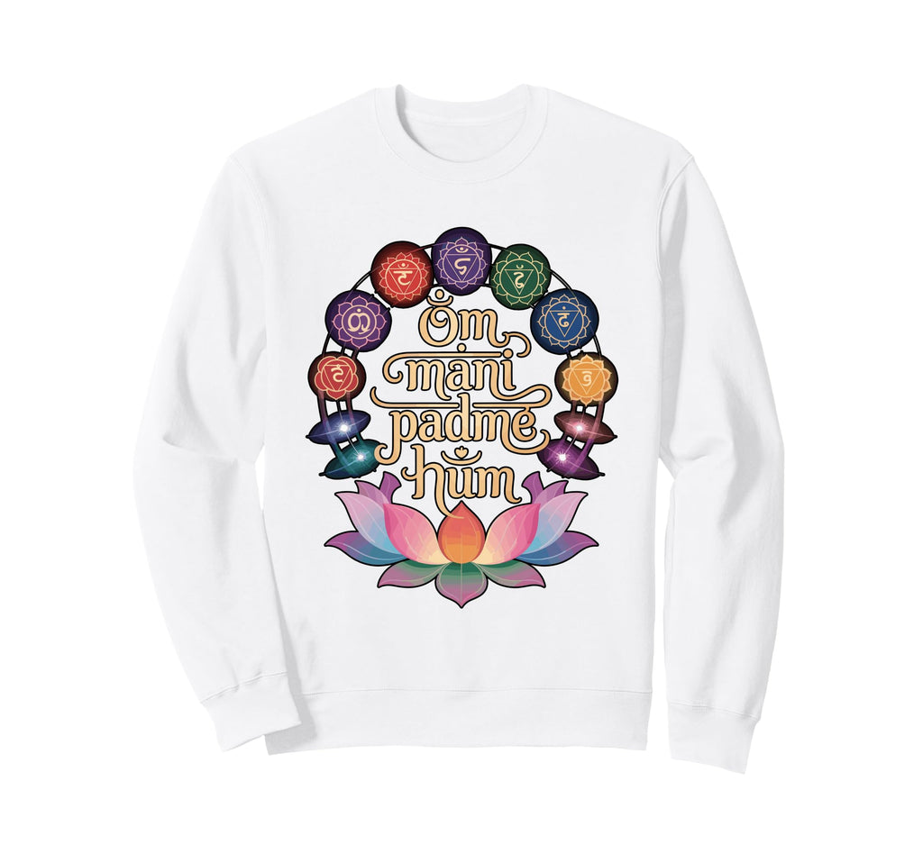 Meditation Om Mani Padme Hum Sweatshirt - Aesthetic Graphic Men Women - T-Shirt, Sweatshirt, Hoodie