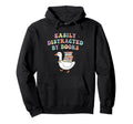 Easily Distracted Books Silly Goose Hoodie - Streetwear Style for Adults - T-Shirt, Sweatshirt, Hoodie