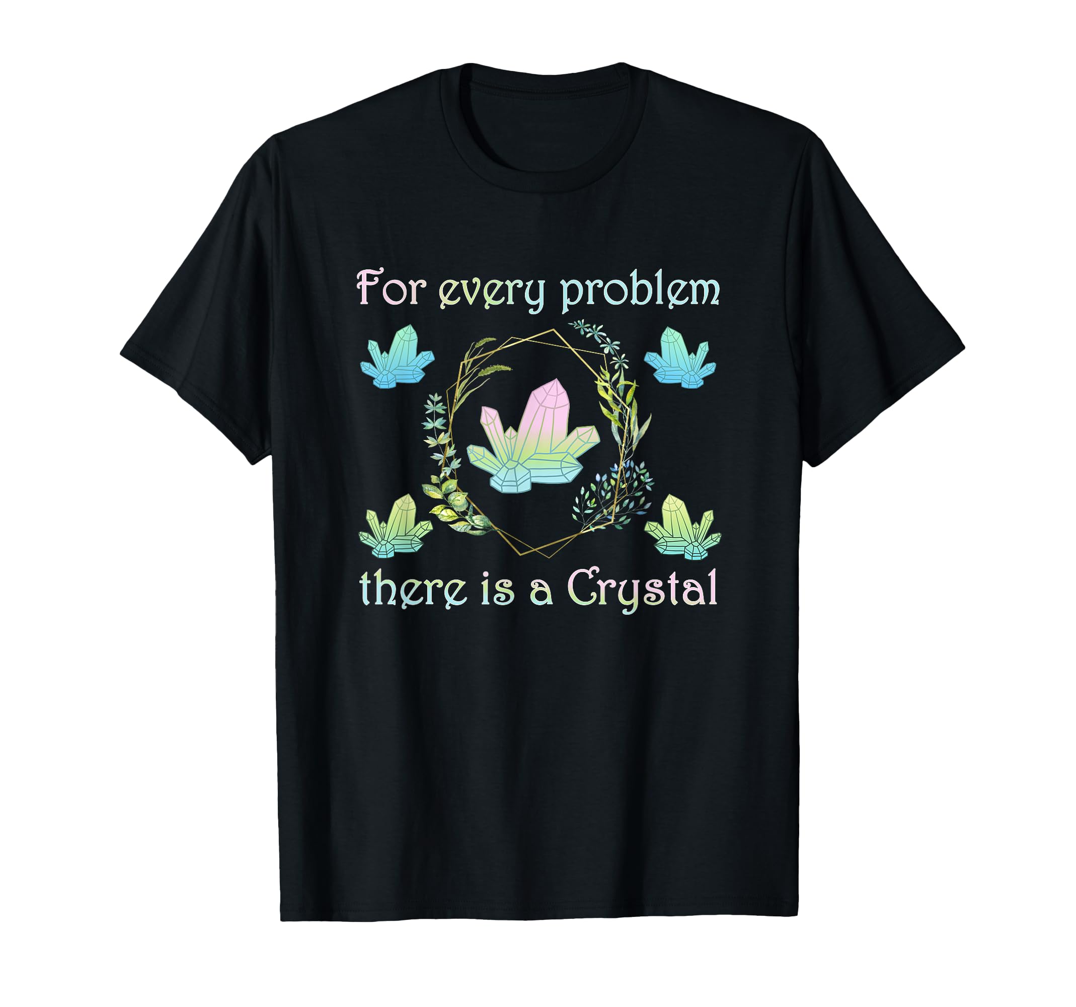 Spiritual Healing Crystals Energy Yoga T-Shirt - Graphic Print for Adults - T-Shirt, Sweatshirt, Hoodie