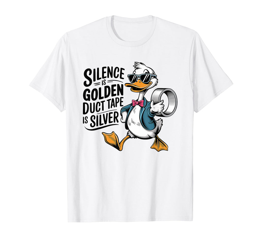 Sarcastic Duck Funny Introvert Duct T-Shirt - Custom Art Print Men Women - T-Shirt, Sweatshirt, Hoodie