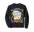 Booked Easter Bunny Eggs Books Sweatshirt - Fun Novelty Design Men Women - T-Shirt, Sweatshirt, Hoodie