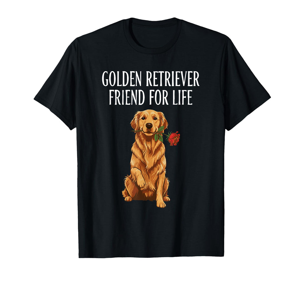 Golden Retriever Friend Life Dog T-Shirt - Unique Graphic for Adults - T-Shirt, Sweatshirt, Hoodie