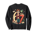 Six Seven Librarian Meme Book Nerd Sweatshirt - Novelty Apparel Unisex - T-Shirt, Sweatshirt, Hoodie