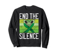 End Silence Mental Health Sweatshirt - Aesthetic Graphic Men Women - T-Shirt, Sweatshirt, Hoodie