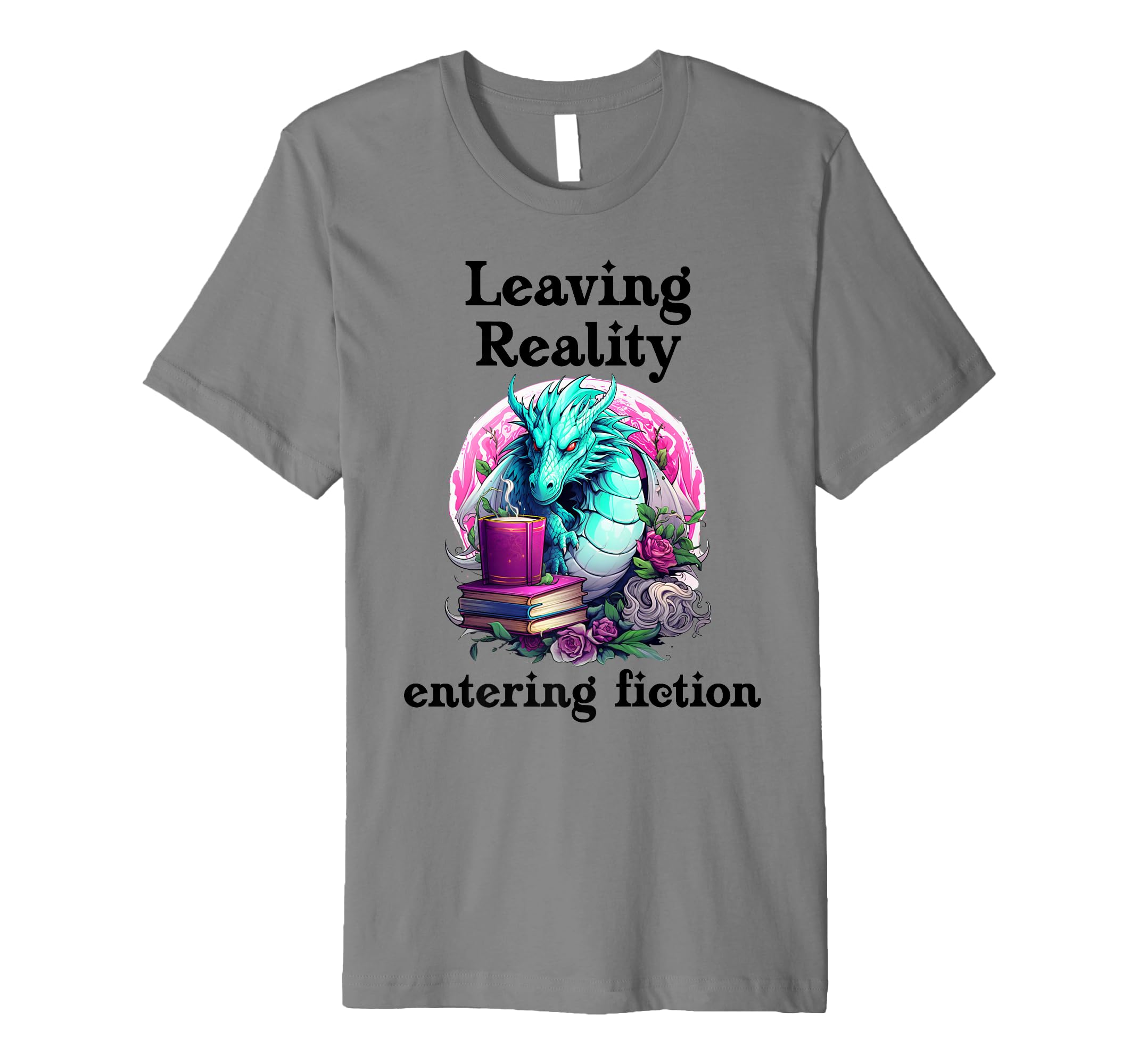 Leaving Reality Entering Fiction Book T-Shirt - Streetwear Style Men Women - T-Shirt, Sweatshirt, Hoodie