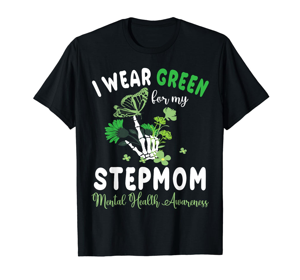 Butterfly Flowers I Wear Green My T-Shirt - Custom Art Print Men Women - T-Shirt, Sweatshirt, Hoodie