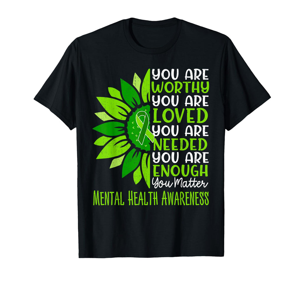 Motivational Support Warrior Mental T-Shirt - Custom Art Print Unisex - T-Shirt, Sweatshirt, Hoodie