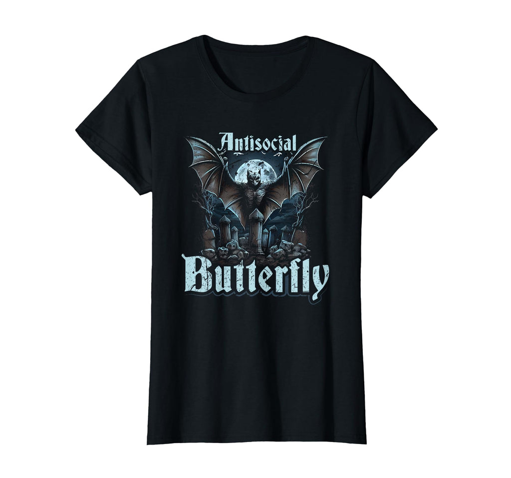 Antisocial Butterfly Gothic Subculture T-Shirt - Unique Graphic for Adults - T-Shirt, Sweatshirt, Hoodie