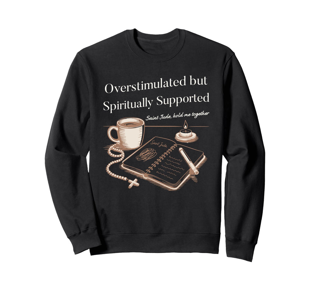 Christian Mom Saint Jude Sweatshirt - Casual Everyday Wear Unisex - T-Shirt, Sweatshirt, Hoodie