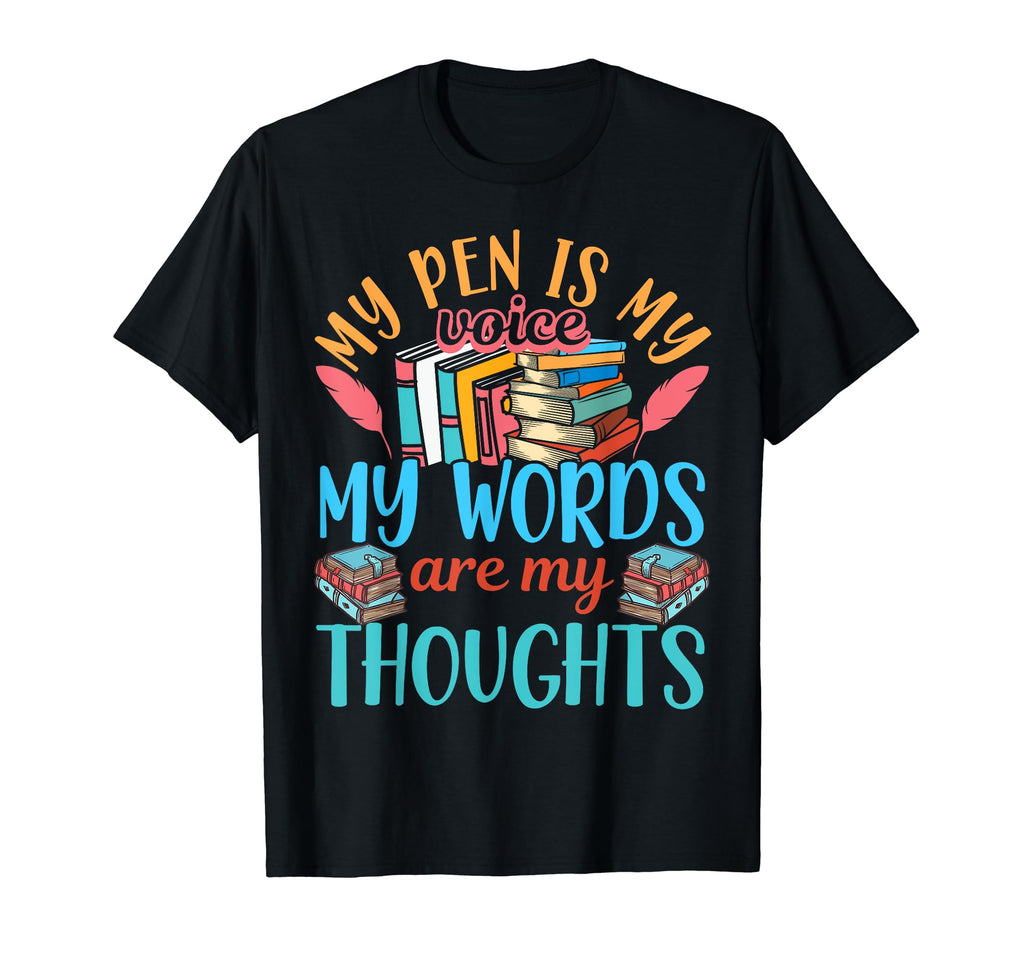 Poetry Slam Writer Poet Literature T-Shirt - Minimalist Print Men Women - T-Shirt, Sweatshirt, Hoodie