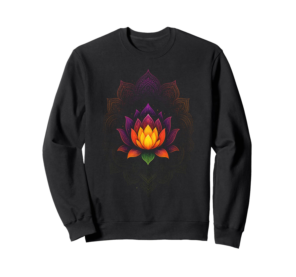 Mandala Lotus Yoga Meditation Sweatshirt - Streetwear Style Men Women - T-Shirt, Sweatshirt, Hoodie