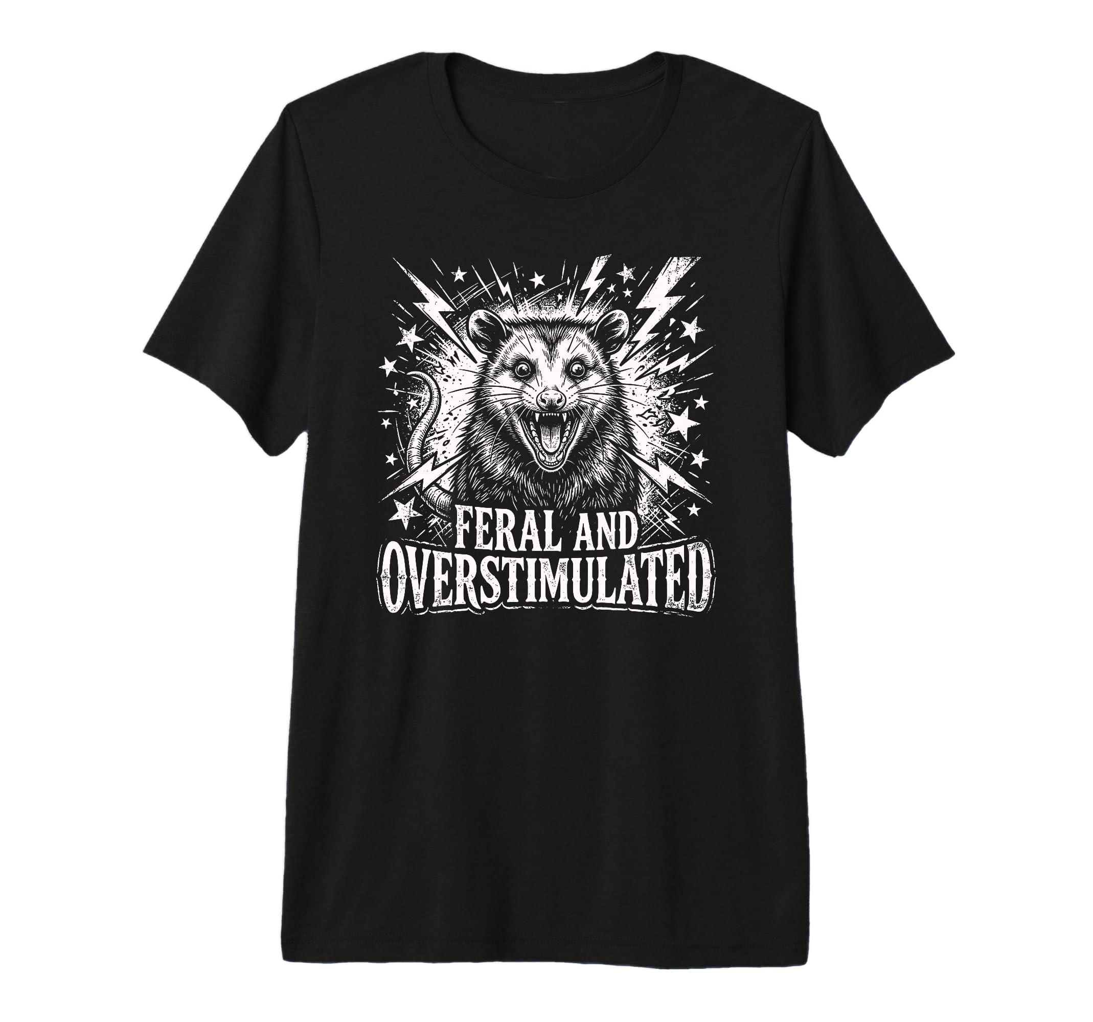 Feral And Overstimulated Autism T-Shirt - Streetwear Style Men Women - T-Shirt, Sweatshirt, Hoodie