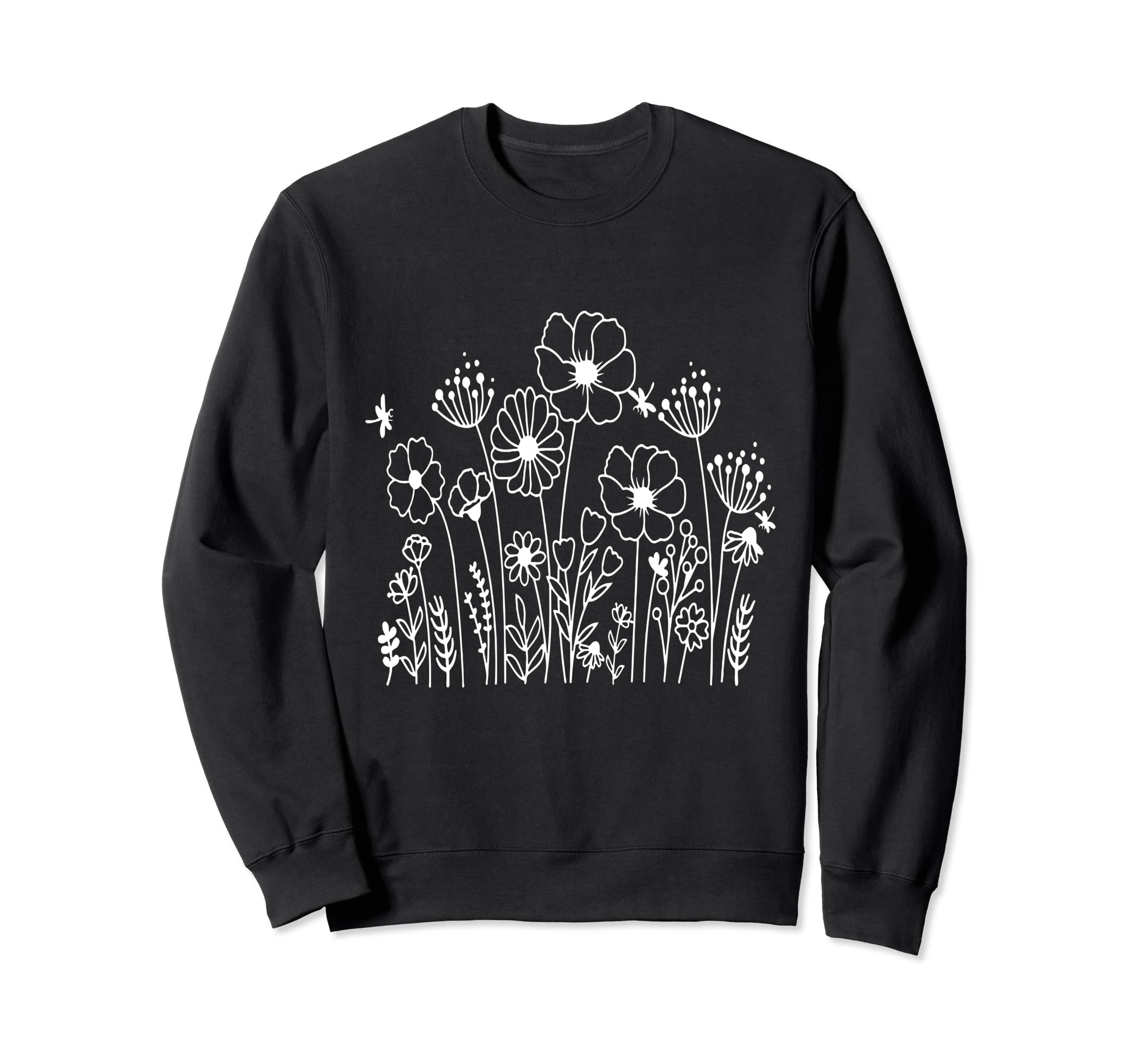 Wildflower Bundle Mental Health Sweatshirt - Custom Art Print Men Women - T-Shirt, Sweatshirt, Hoodie