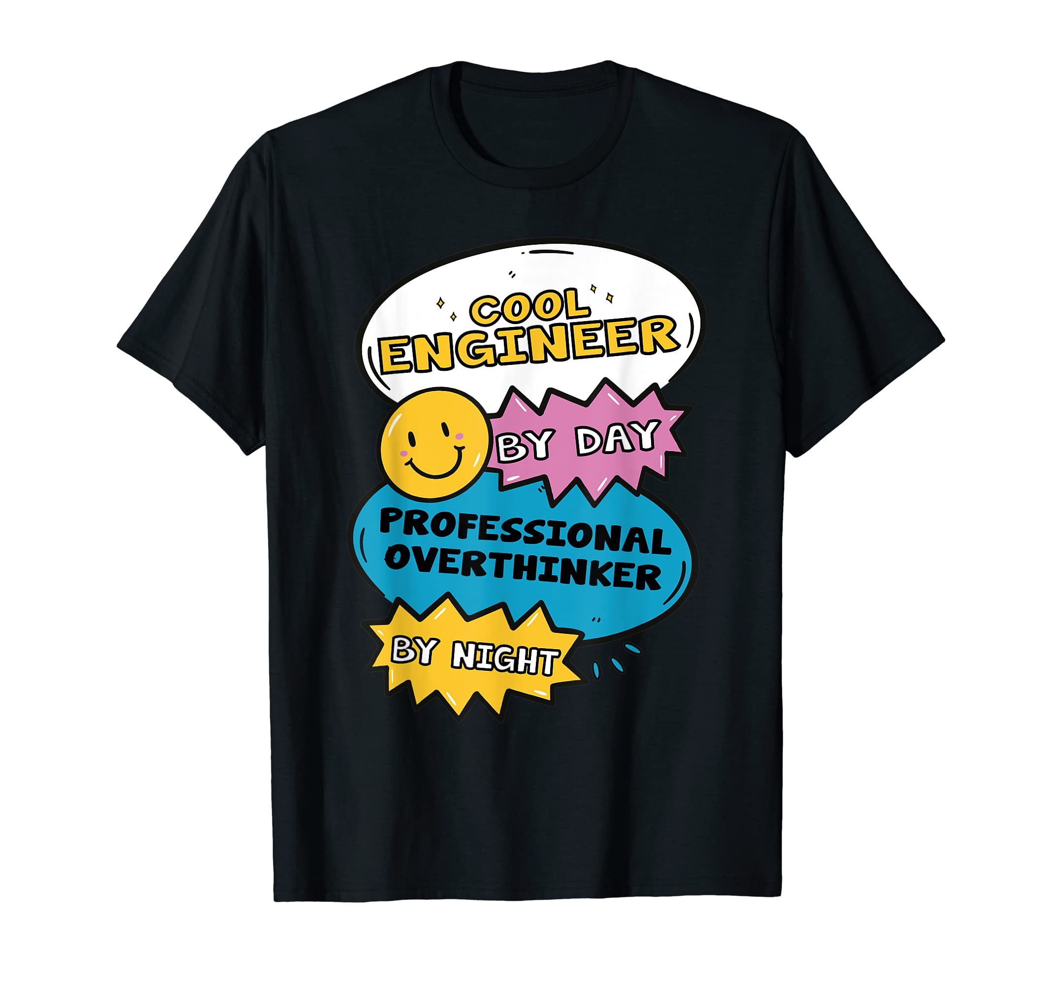 Engineer Day Professional Overthinker T-Shirt - Graphic Print for Adults - T-Shirt, Sweatshirt, Hoodie