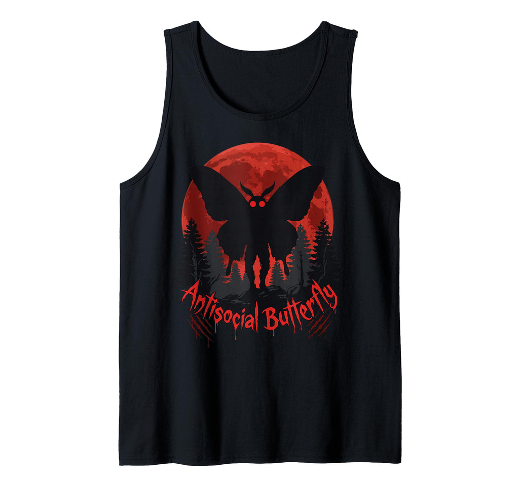 Cryptid Cryptozoology Mothman Sweatshirt - Custom Art Print Men Women - T-Shirt, Sweatshirt, Hoodie
