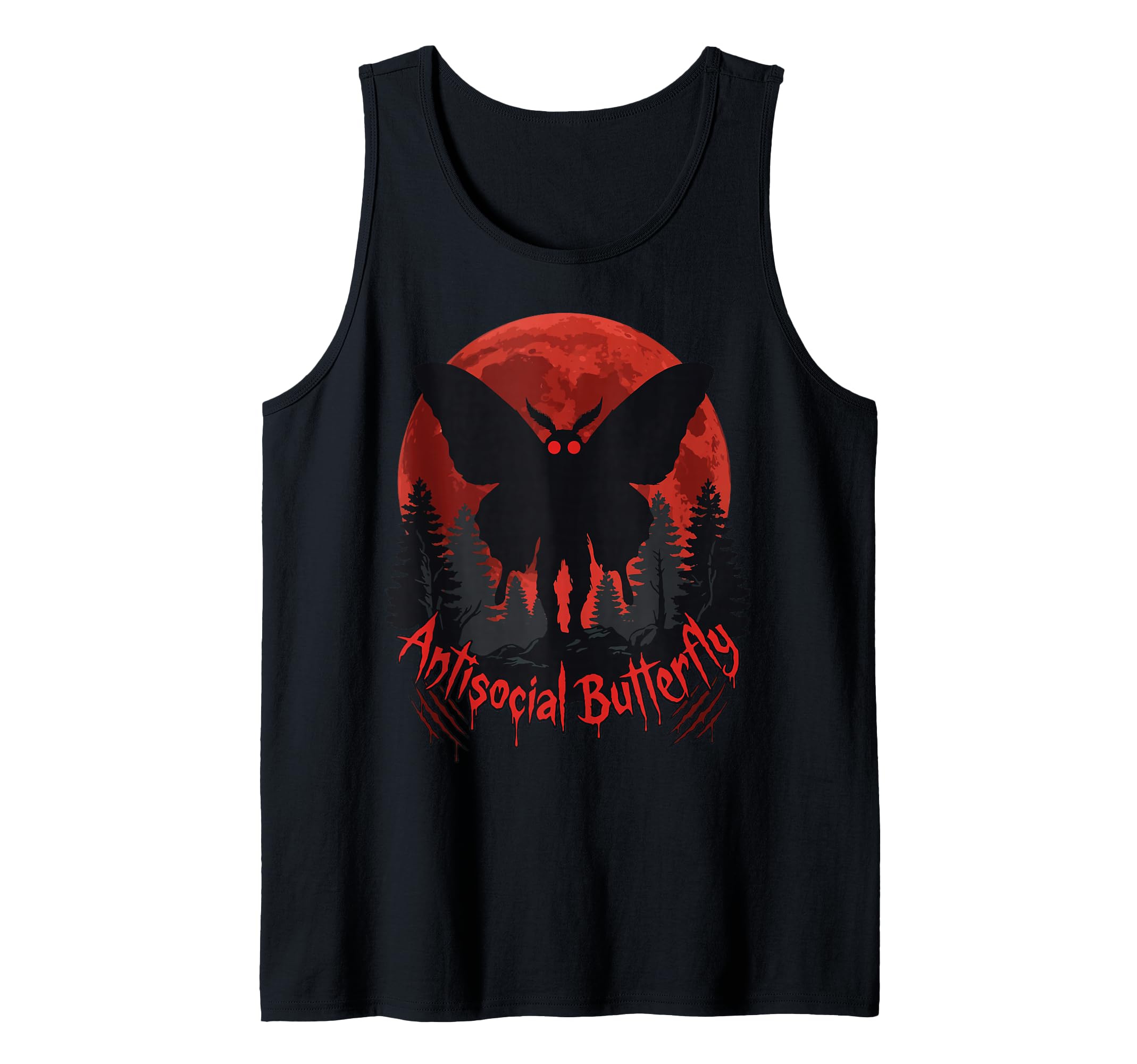 Cryptid Cryptozoology Mothman Sweatshirt - Custom Art Print Men Women - T-Shirt, Sweatshirt, Hoodie