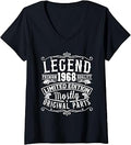 Women's Born in 1968 Birthday, Legend Mostly Original Parts Funny V-Neck T-Shirt Unisex T-shirt, Sweatshirt, Hoodie, Long Sleeve Tee - T-Shirt, Sweatshirt, Hoodie
