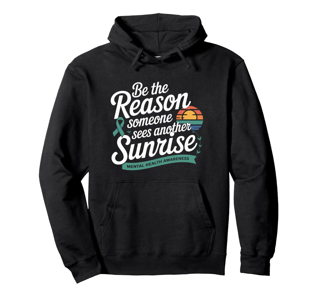 Mental Health Awareness Month Green Ribbon Hoodie - Trendy Graphic Unisex - T-Shirt, Sweatshirt, Hoodie