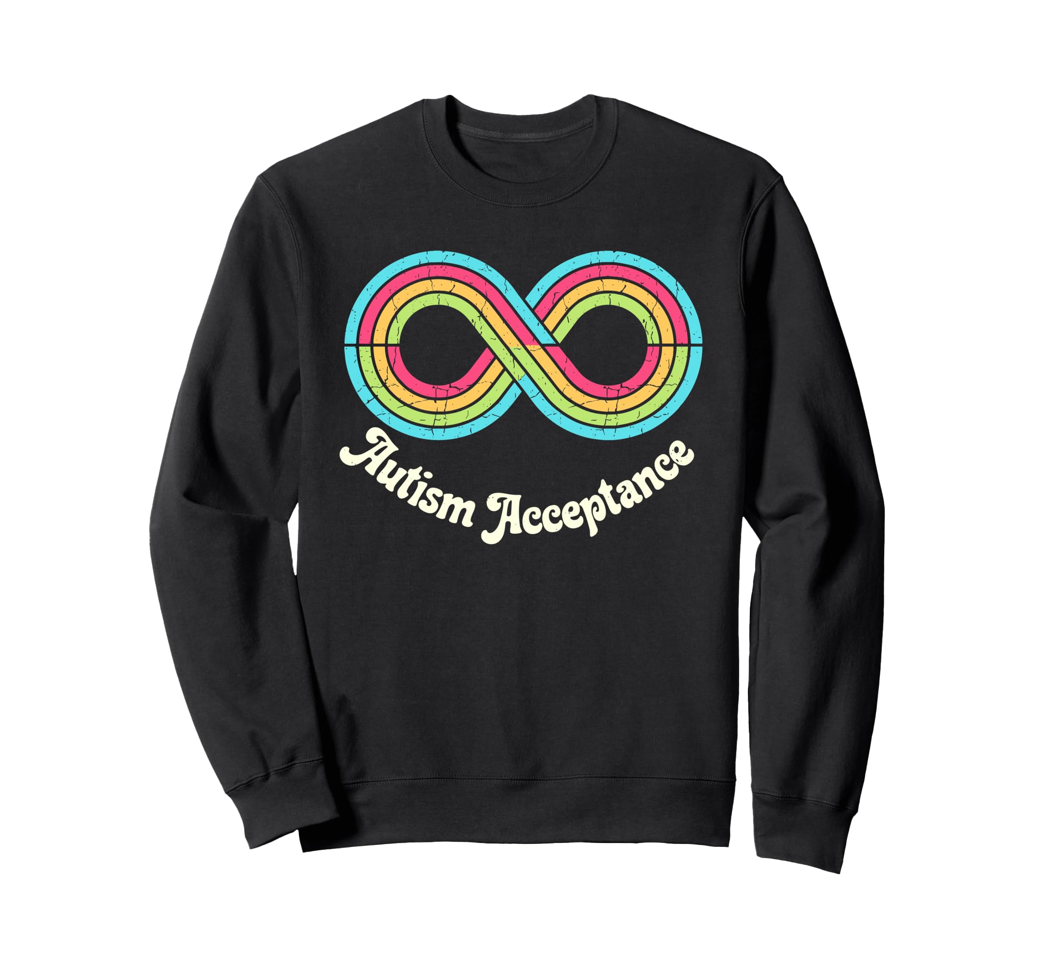 Autism Acceptance Infinity Symbol Sweatshirt - Novelty Apparel Unisex - T-Shirt, Sweatshirt, Hoodie