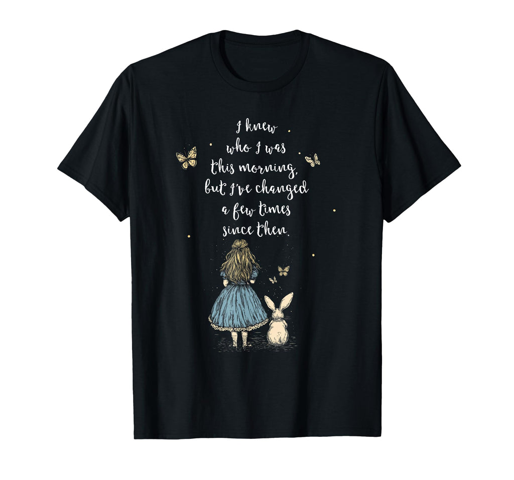 Alice Wonderland Whimsical Fantasy T-Shirt - Minimalist Print for Adults - T-Shirt, Sweatshirt, Hoodie
