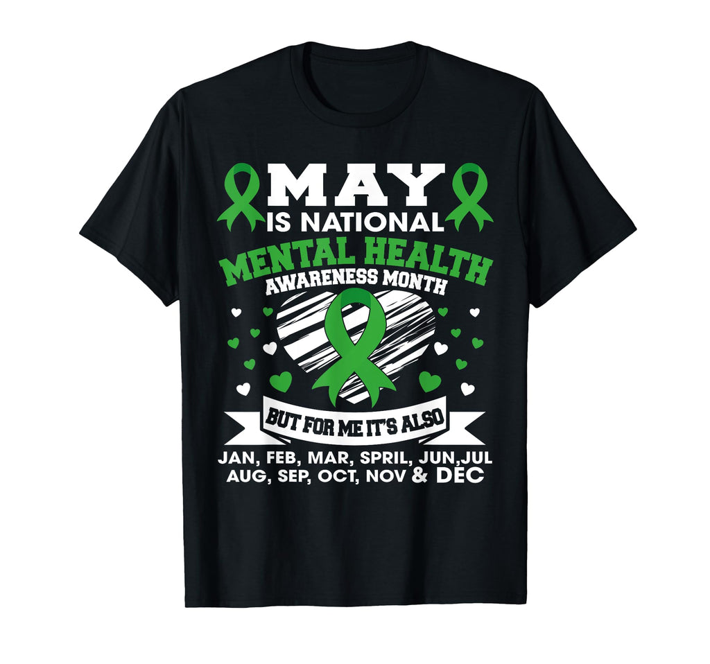 May Is National Mental Health Awareness T-Shirt - Trendy Graphic Men Women - T-Shirt, Sweatshirt, Hoodie