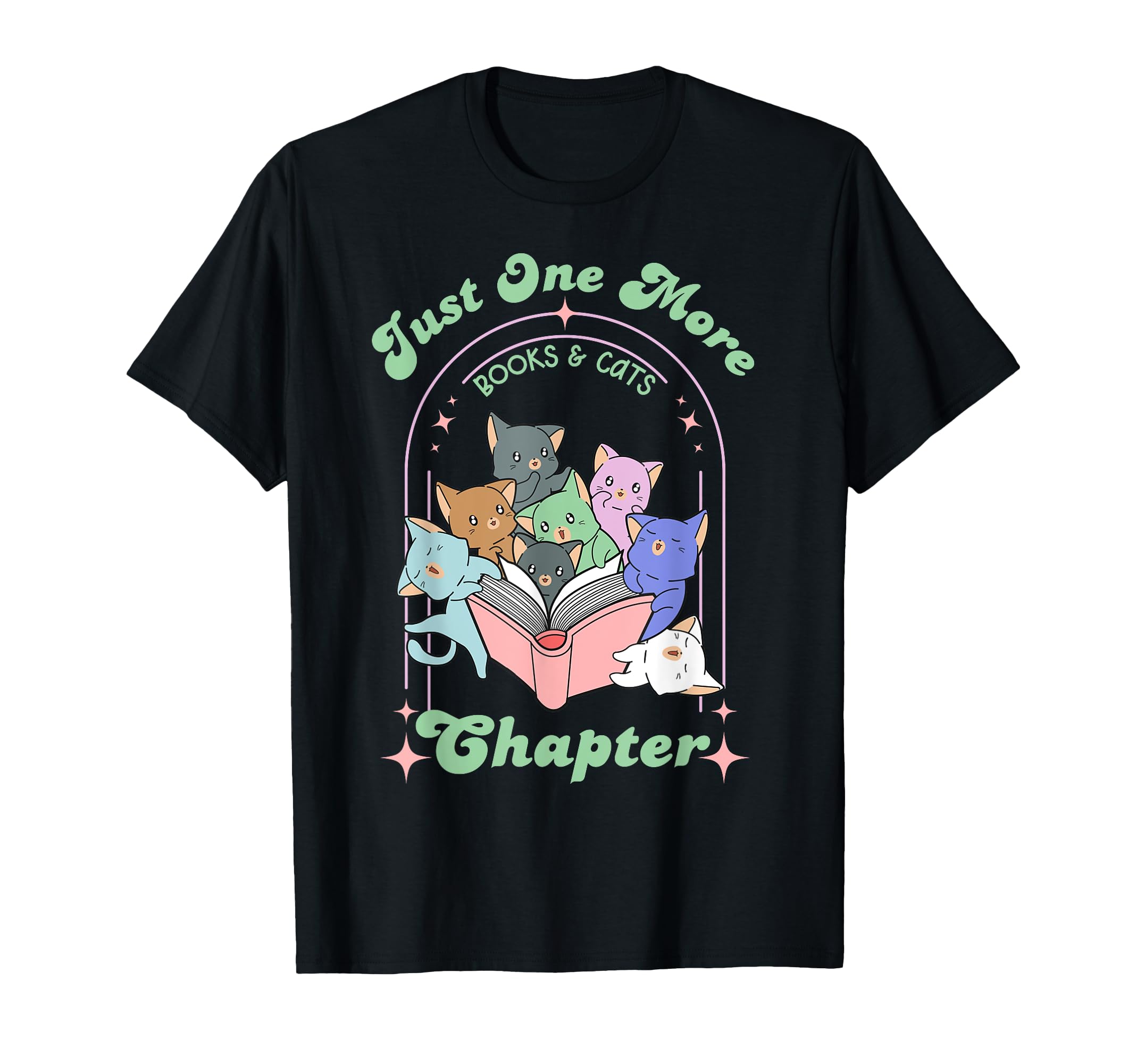 Just One More Chapter Cat And Book T-Shirt - Fun Novelty Design Unisex - T-Shirt, Sweatshirt, Hoodie