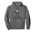 Hold Partner Im Overstimulated Cowboy Hoodie - Minimalist Print Men Women - T-Shirt, Sweatshirt, Hoodie