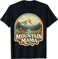 Mountain Mama Mother's Day Hiking Hiker Hike Merch Unisex T-shirt, Sweatshirt, Hoodie, Long Sleeve Tee - T-Shirt, Sweatshirt, Hoodie