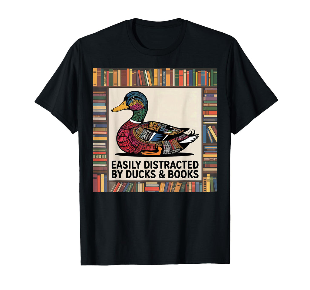 Womens Duck Stuff Mens Duck Jersey Books T-Shirt - Graphic Print Unisex - T-Shirt, Sweatshirt, Hoodie