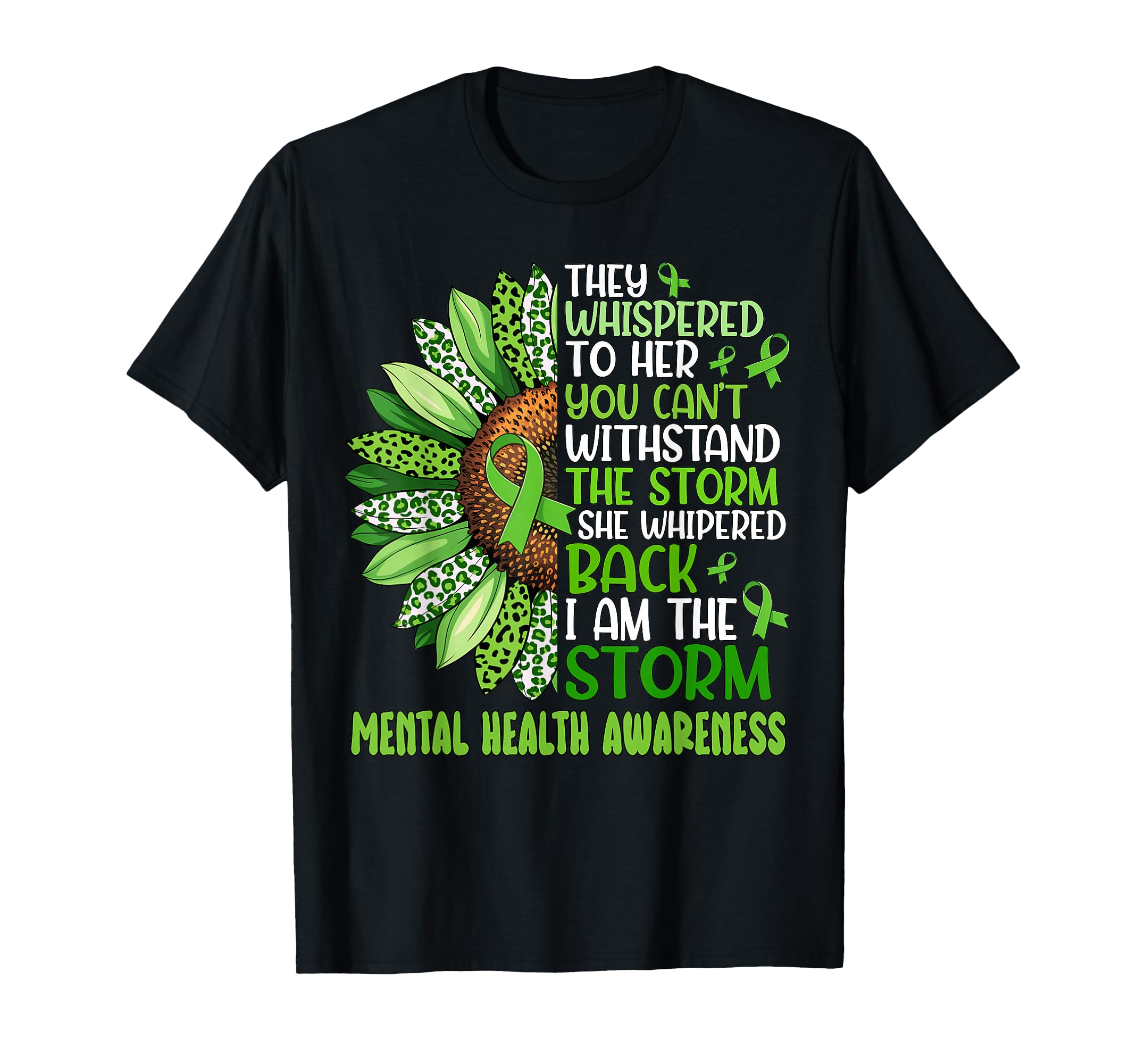 Motivational Support Warrior Mental T-Shirt - Streetwear Style Unisex - T-Shirt, Sweatshirt, Hoodie