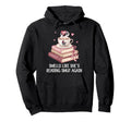 Smells Like Shes Reading Smut Again Smutty Hoodie - Unique Graphic Unisex - T-Shirt, Sweatshirt, Hoodie