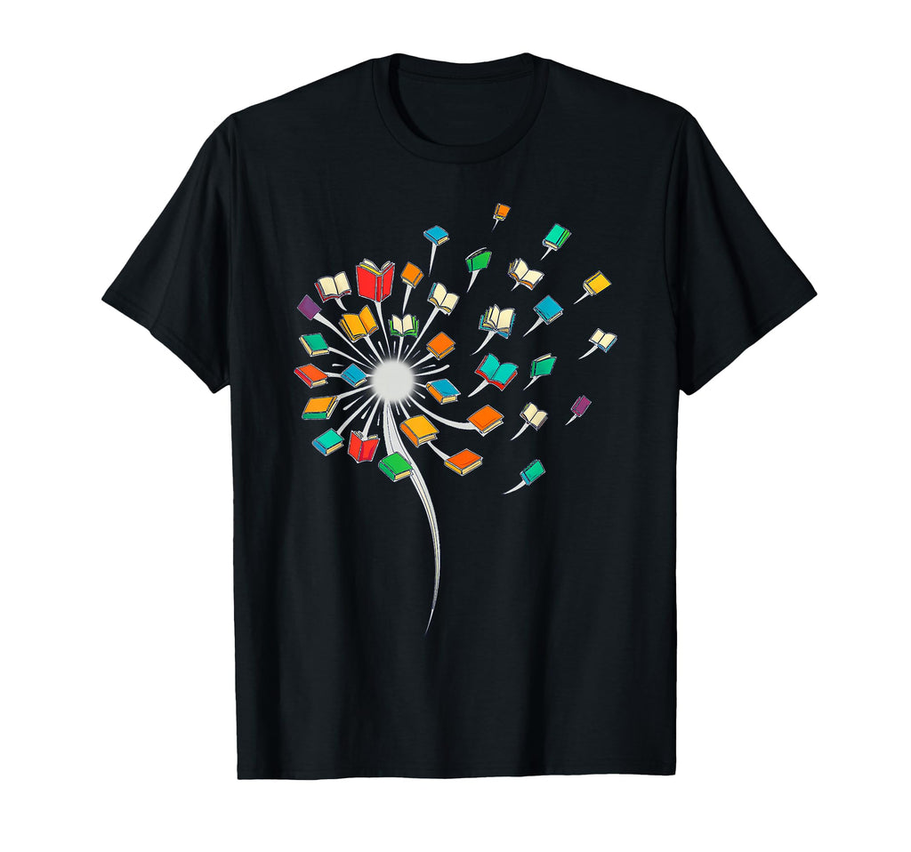 Dandelion Books Reader Book Nerd T-Shirt - Aesthetic Graphic Men Women - T-Shirt, Sweatshirt, Hoodie