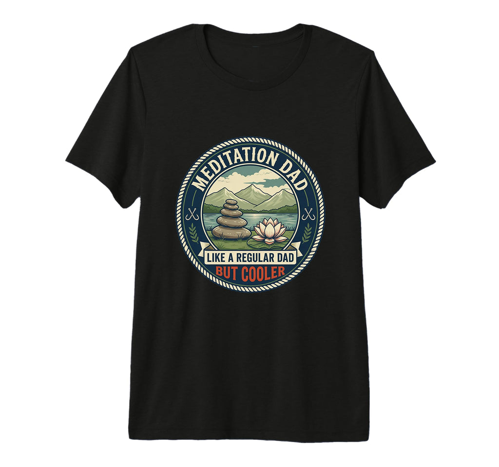 Mens Meditation Dad Mindfulness Yoga T-Shirt - Streetwear Style Unisex - T-Shirt, Sweatshirt, Hoodie