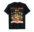 Its Good Day To Read Book Reading T-Shirt - Aesthetic Graphic Men Women - T-Shirt, Sweatshirt, Hoodie
