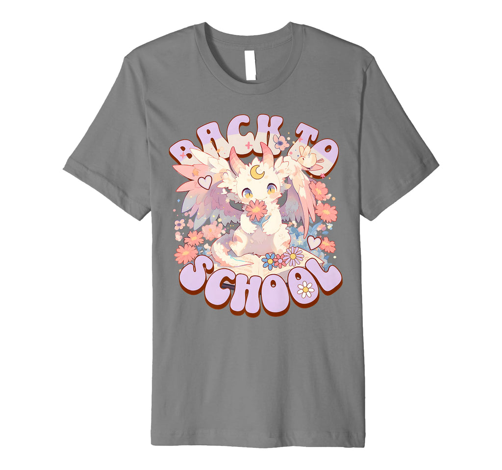 Pastel Dragon Back To School T-Shirt - Custom Art Print for Adults - T-Shirt, Sweatshirt, Hoodie