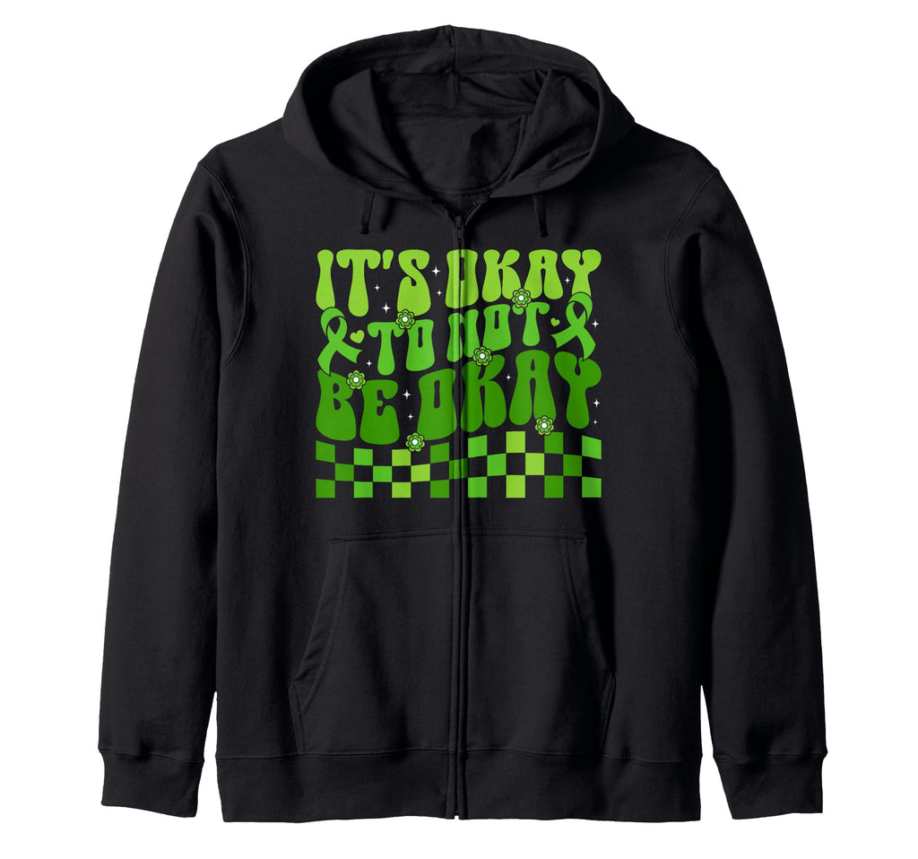Its Okay To Not Be Okay Mental Health Sweatshirt - Minimalist Print Unisex - T-Shirt, Sweatshirt, Hoodie