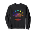 Mindfulness Tree Life Moon Sweatshirt - Fun Novelty Design Men Women - T-Shirt, Sweatshirt, Hoodie