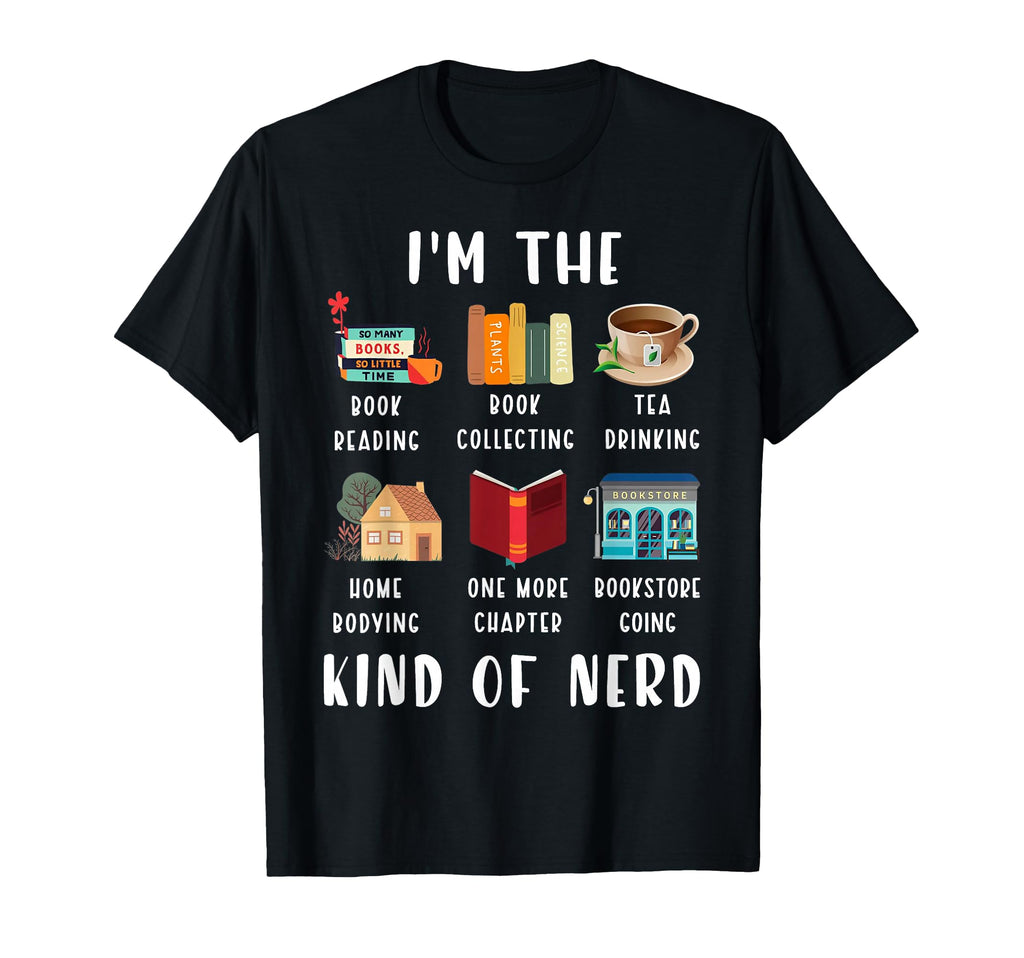 Funny Im Kind Nerd Book Reading T-Shirt - Casual Everyday Wear for Adults - T-Shirt, Sweatshirt, Hoodie