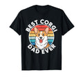 Best Corgi Dad Ever Daddy Dog Lover T-Shirt - Aesthetic Graphic Men Women - T-Shirt, Sweatshirt, Hoodie