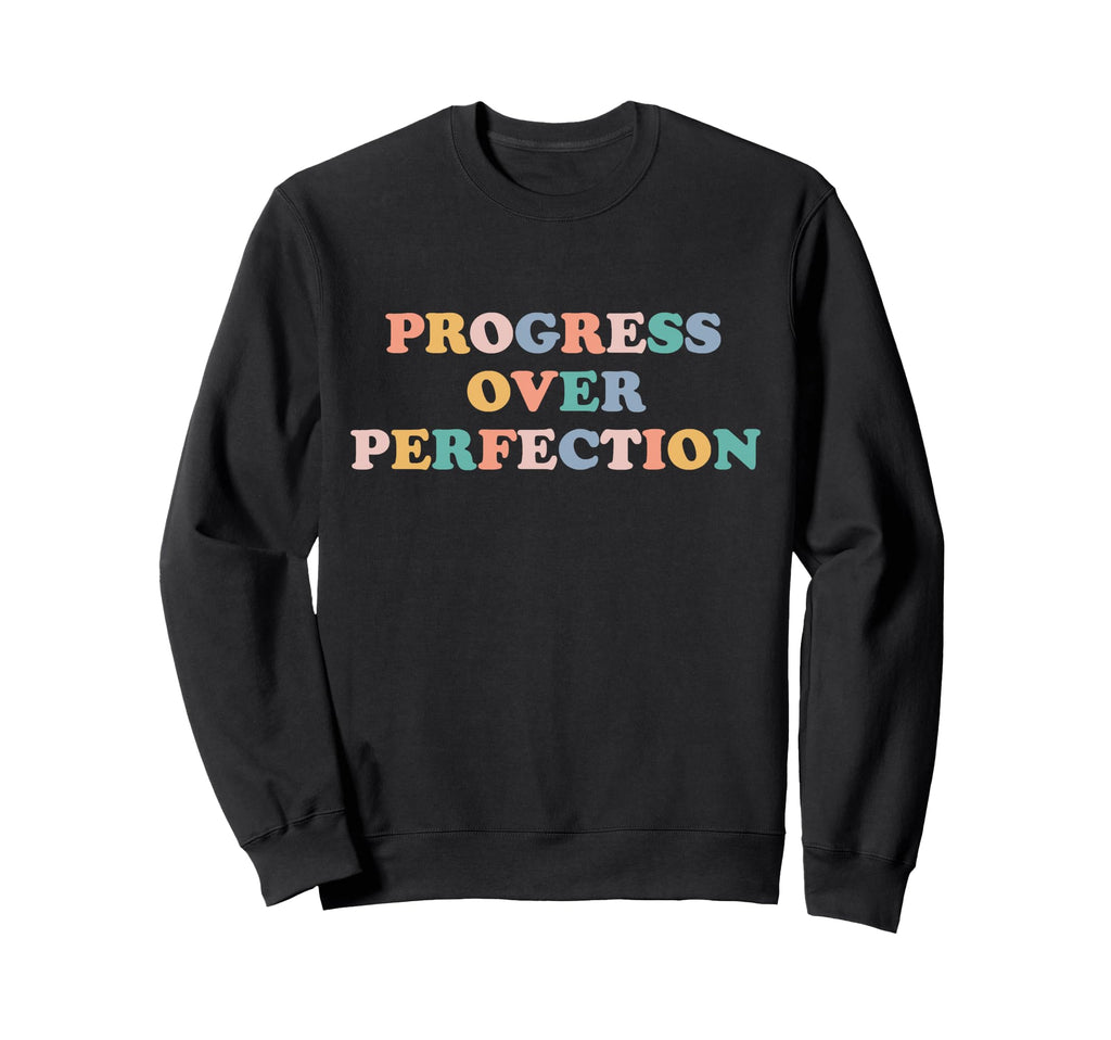 Back To School Progress Over Sweatshirt - Minimalist Print Men Women - T-Shirt, Sweatshirt, Hoodie