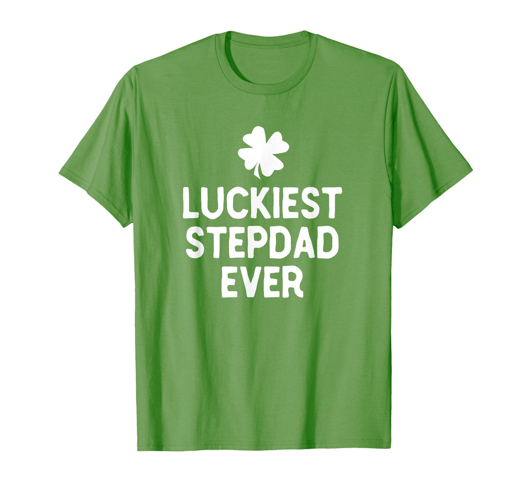 Luckiest Step Dad Ever St Patricks T-Shirt - Custom Art Print for Adults - T-Shirt, Sweatshirt, Hoodie