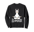 Llamaste Funny Llama Yoga Meditation Sweatshirt - Graphic Print for Adults - T-Shirt, Sweatshirt, Hoodie