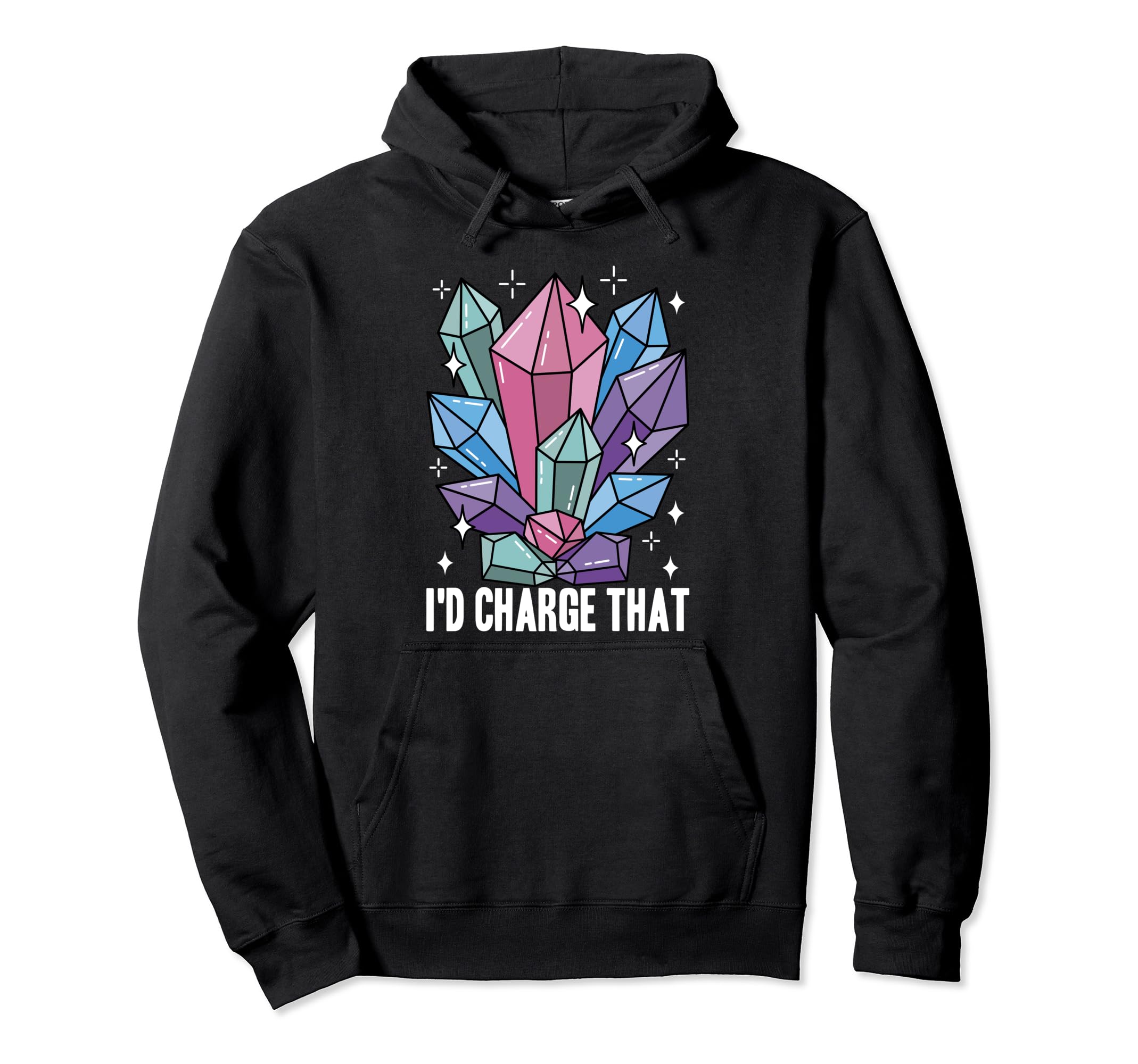 Crystal Healing Stones And Gems Hoodie - Streetwear Style Men Women - T-Shirt, Sweatshirt, Hoodie