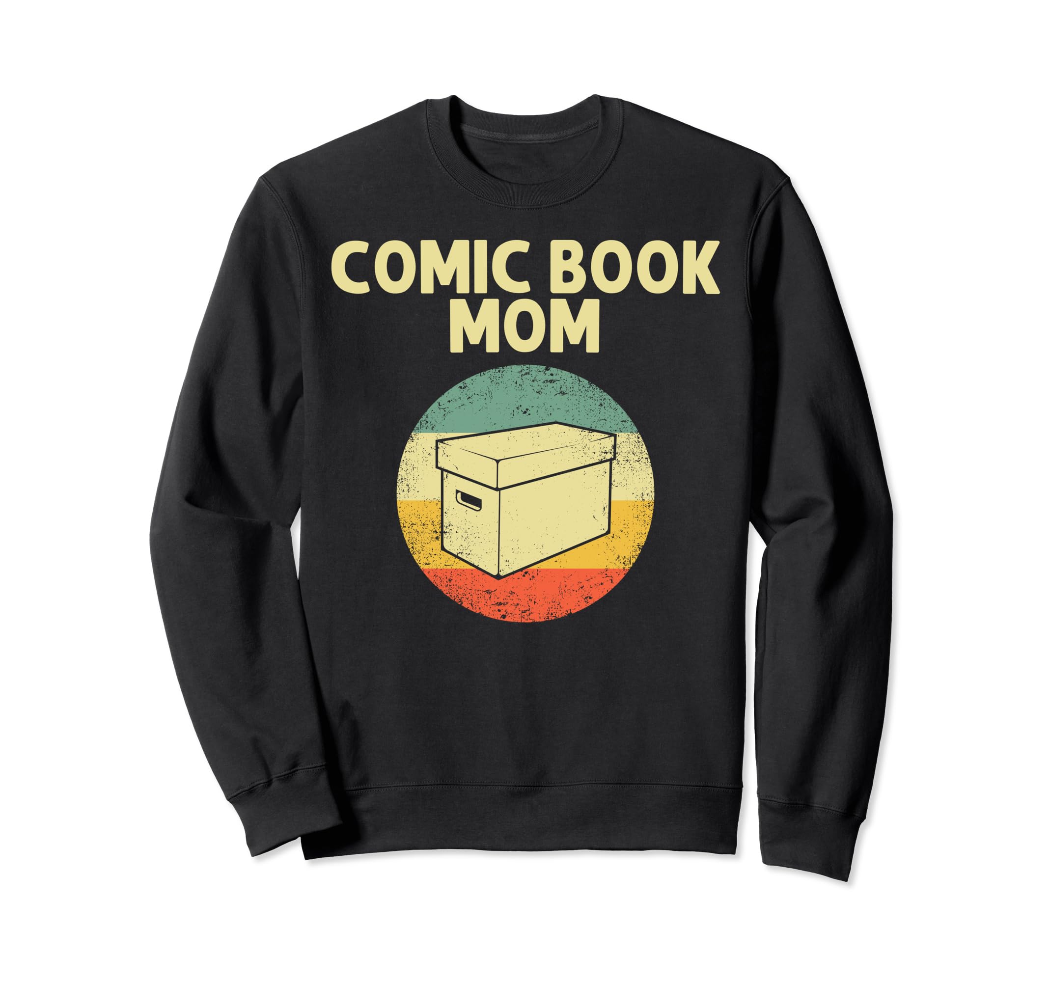 Comic Book Mom Mother Comic Sweatshirt - Casual Everyday Wear for Adults - T-Shirt, Sweatshirt, Hoodie